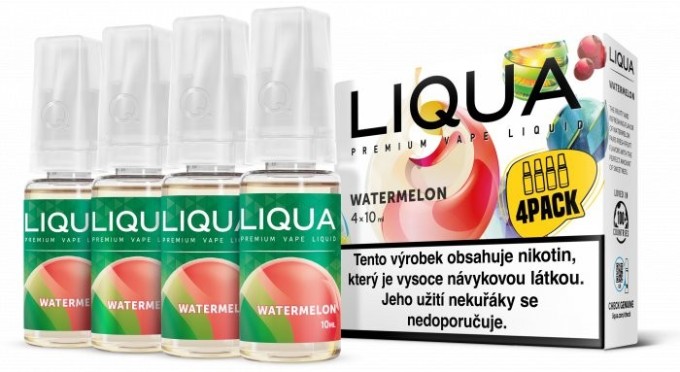 Liquid LIQUA CZ Elements 4Pack Watermellon 4x10ml-3mg (Vodní meloun)
