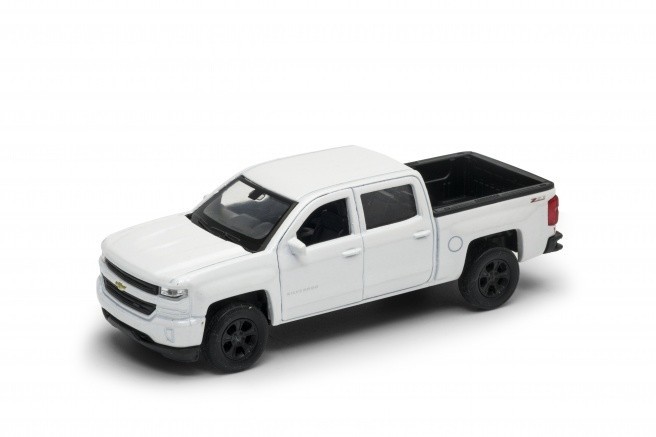 Welly Chevrolet Silverado (2017) 1:34 bílá