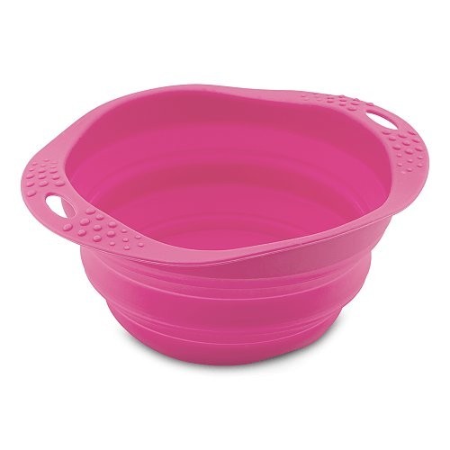 Miska pro psa, cestovní, BecoBowl Travel-pink L, EKO