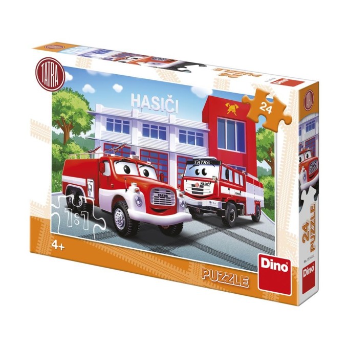 Dino Puzzle Hasiči 24 dílků