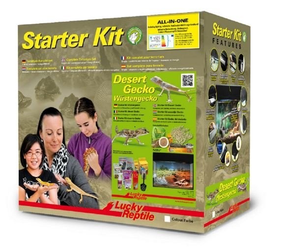 Lucky Reptile Starter Kit Desert Gecko 50x28x40 cm bílé