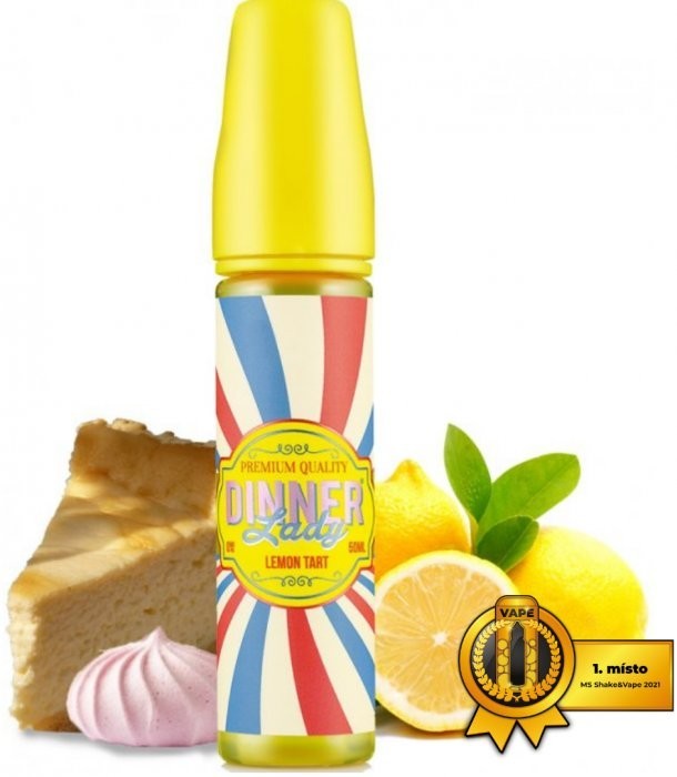 Příchuť Dinner Lady Shake and Vape Deserts 20ml Lemon Tart