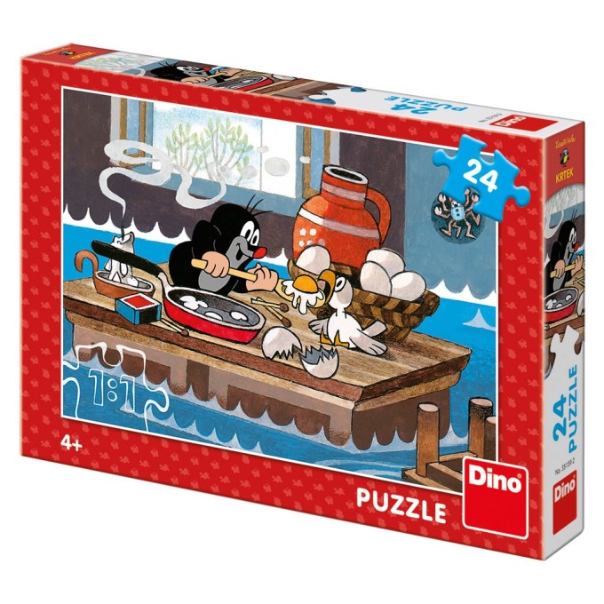 Dino Puzzle Krtek a orel 24 dílků