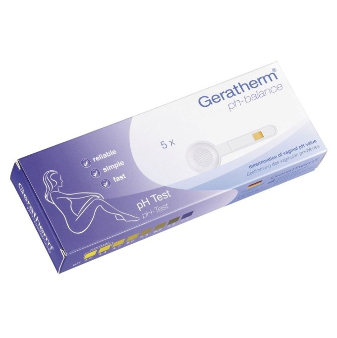 Geratherm pH balance domácí test vaginální infekce 5 ks