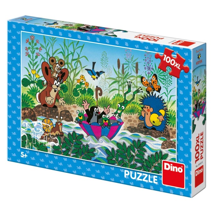 Dino Puzzle Krtečkova plavba 100 dílků