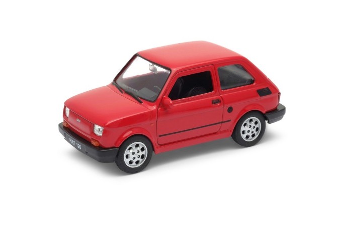 Welly Fiat 126 „Maluch“ 1:34  bílá