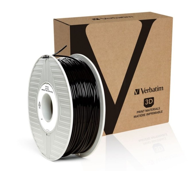 Verbatim Tefabloc TPE struna 2,85 mm pro 3D tiskárnu, 0,5kg, černá