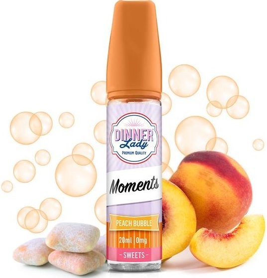 Příchuť Dinner Lady Moments 20ml Peach Bubble