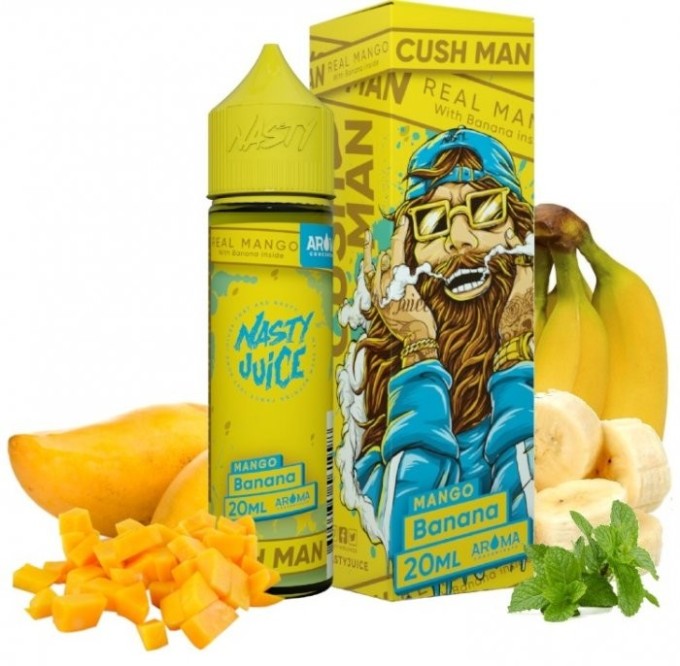 Příchuť Nasty Juice - CushMan S&V 20ml Banana Mango