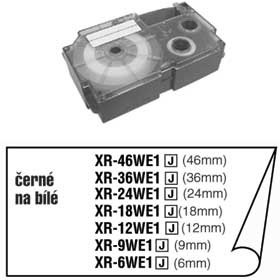 CASIO XR 24 WE1 BARVÍCÍ PÁSKA