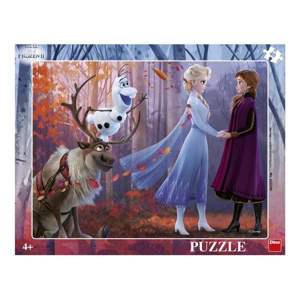 Dino Puzzle Frozen II radost 40 dílků