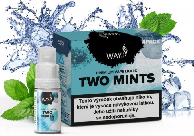 Liquid WAY to Vape 4Pack Two Mints 4x10ml-6mg