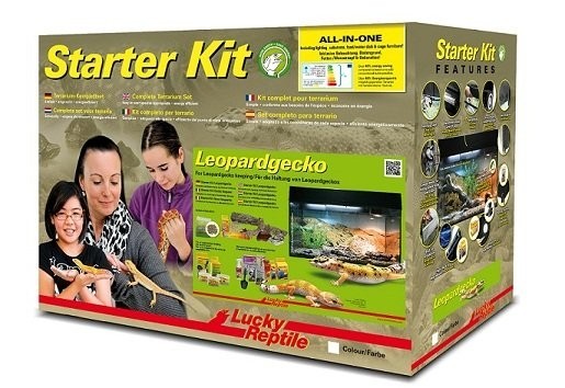 Lucky Reptile Starter Kit Leopard Gecko 80x40x52 cm černé