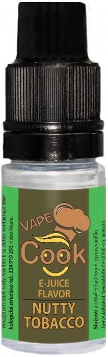 Příchuť IMPERIA Vape Cook 10ml Nutty Tobacco (Tabák s oříškem)