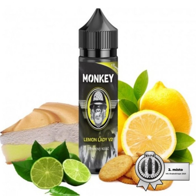 Příchuť MONKEY liquid Shake and Vape Lemon Lady V2 12ml