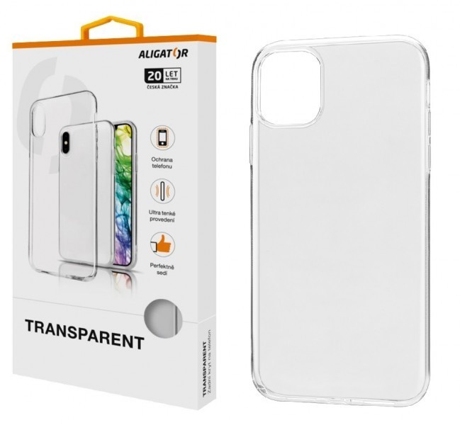 Pouzdro TRANSPARENT ALIGATOR Apple iPhone 11