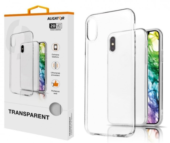 Pouzdro TRANSPARENT ALIGATOR Huawei P Smart 2019