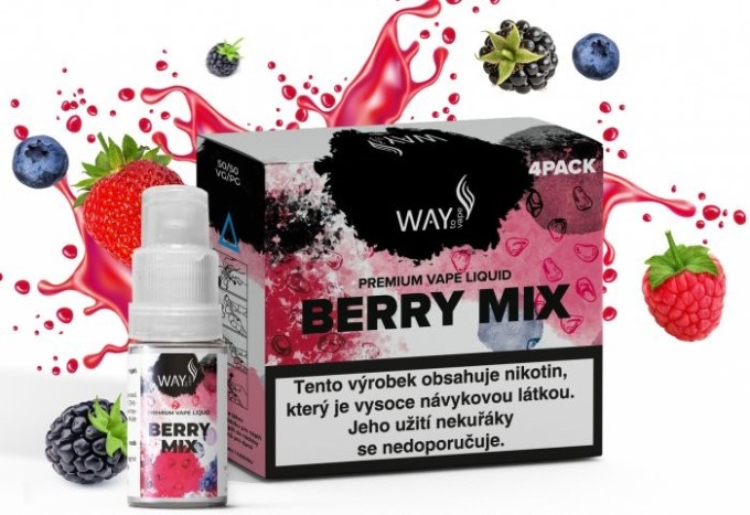 Liquid WAY to Vape 4Pack Berry Mix 4x10ml-3mg