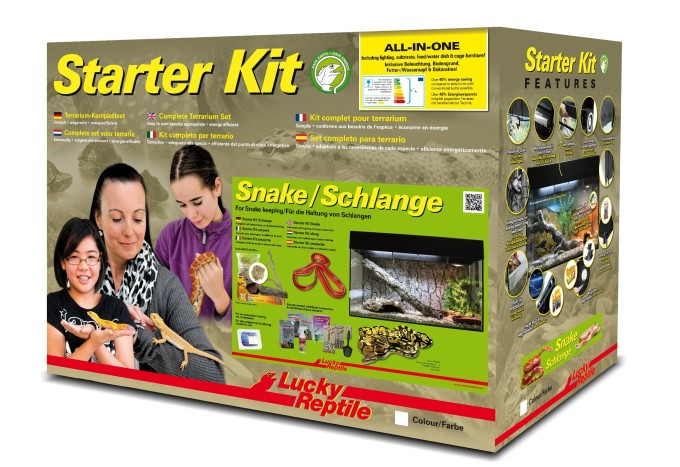 Lucky Reptile Starter Kit Snake 80x40x52 cm bílé