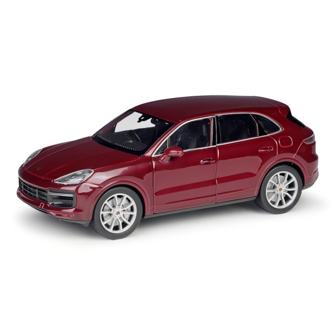 Welly Porsche Cayenne Turbo 1:24 burgundská červeň