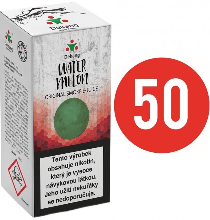 Liquid Dekang Fifty Watermelon 10ml - 6mg (Vodní meloun)