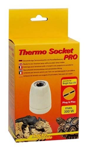 Lucky Reptile Thermo Socket PRO Rovný držák se závitem s konektorem