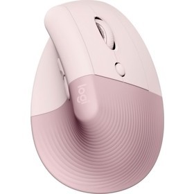 LOGITECH Lift Vertical Mouse Dark Rose