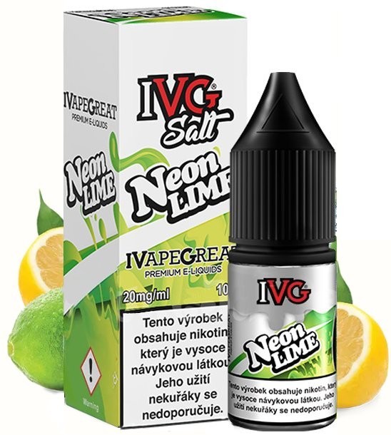 Liquid IVG SALT Neon Lime 10ml - 10mg