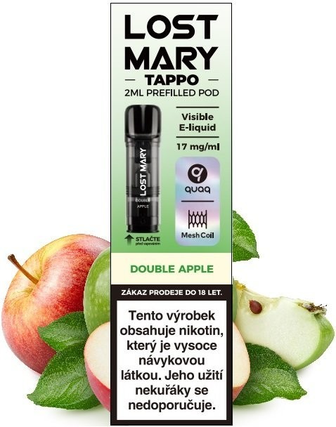 LOST MARY TAPPO Pods cartridge 1Pack Double Apple 17mg