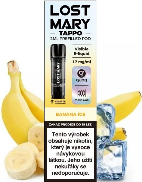 LOST MARY TAPPO Pods cartridge 1Pack Banana Ice 17mg