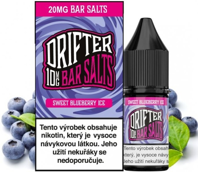 Liquid Drifter Bar Salts Sweet Blueberry Ice 10ml - 20mg