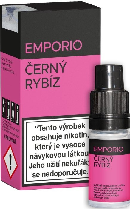 Liquid EMPORIO Černý Rybíz 10ml - 6mg