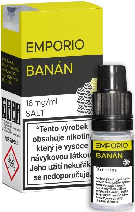 Liquid EMPORIO SALT Banán 10ml - 16mg