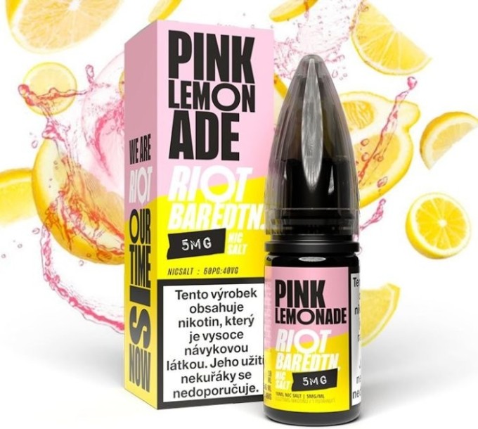 Liquid Riot BAR EDTN Salt Pink Lemonade (Růžová limonáda) 10ml-20mg