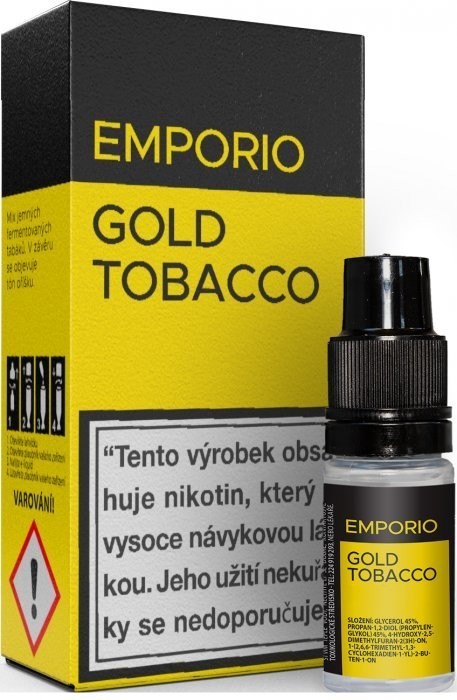 Liquid EMPORIO Gold Tobacco 10ml - 9mg