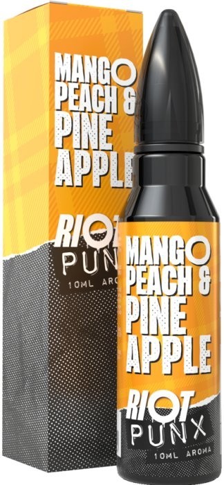 Příchuť Riot Squad PUNX S&V 10ml Mango, Peach & Pineapple (Mango, broskev a ananas)