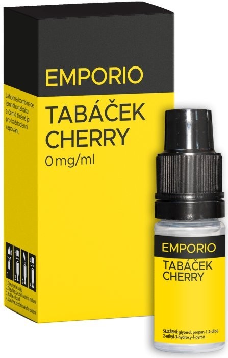 Liquid EMPORIO Tabáček - Cherry 10ml - 0mg