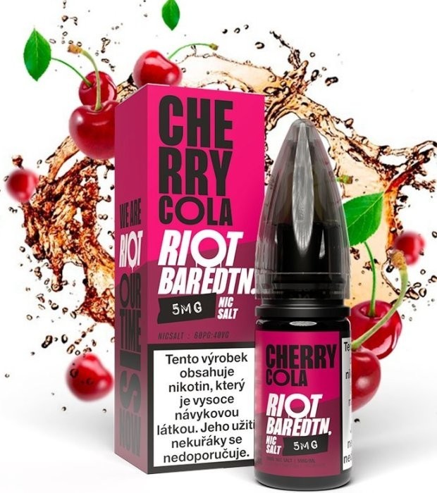 Liquid Riot BAR EDTN Salt Cherry Cola (Třešňová cola) 10ml-20mg