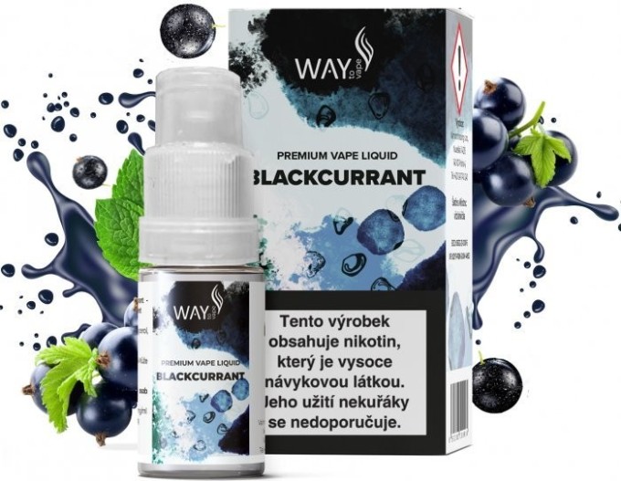 Liquid WAY to Vape Blackcurrant 10ml-3mg