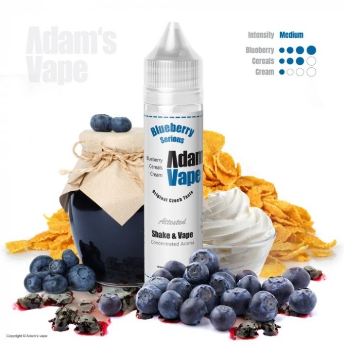 Příchuť Adam´s Vape Shake and Vape 10ml Blueberry Serious