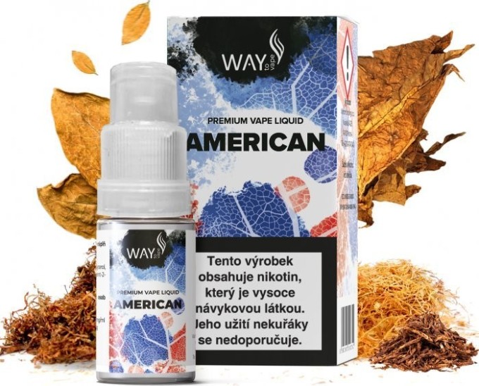 Liquid WAY to Vape American 10ml-12mg