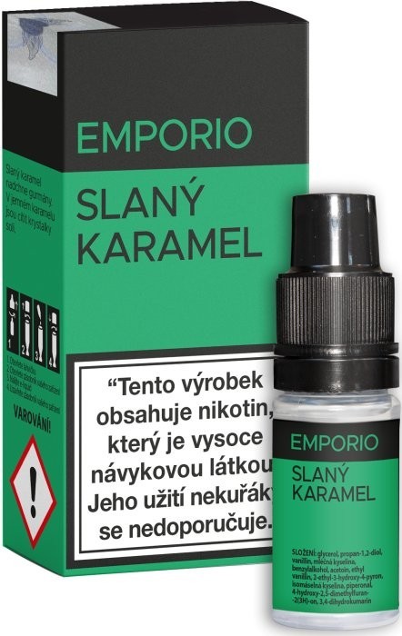 Liquid EMPORIO Slaný Karamel 10ml - 18mg