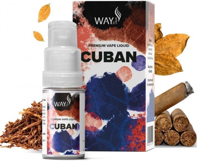 Liquid WAY to Vape Cuban 10ml-0mg