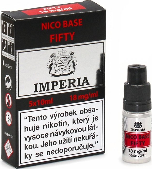 Nikotinová báze IMPERIA Fifty PG50-VG50 5x10ml-18mg