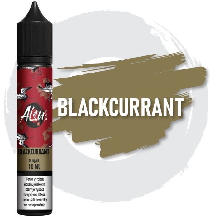 Liquid ZAP! Juice Aisu Nic SALT Ledový černý rybíz (Blackcurrant Ice) 10ml - 20mg