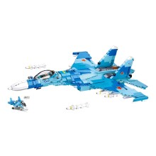 Sluban Model Bricks M38-B0985 Stíhací letoun Su-27 2v1 Poškozený obal