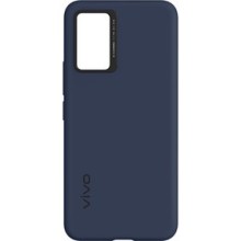 VIVO V21 5G Silicone Cover Dark Blu