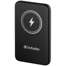 Verbatim magnetická bezdrátová powerbanka Charge 'n' Go, 10000mAh, černá