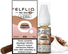 Liquid ELFLIQ Nic SALT Cream Tobacco 10ml - 10mg