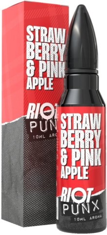 Příchuť Riot Squad PUNX S&V 10ml Strawberry & Pink Lady (Jahoda a růžové jablko)